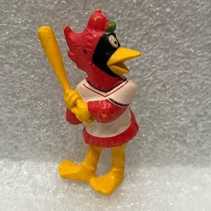Vintage 1988 St Louis Cardinals Fredbird Fred Bird PVC Toy Figure Preowned